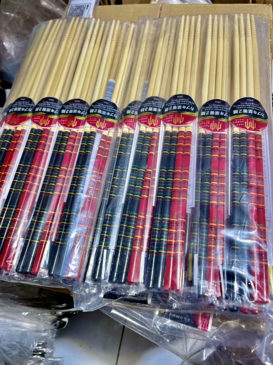 Sét 2 đôi đũa nấu bếp bằng tre dài 33cm