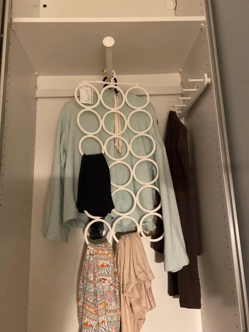 Móc treo đa năng 18 vòng ikea