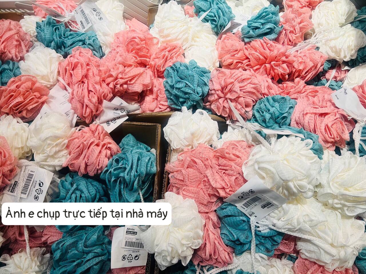 Sét 3 bông tắm có dây treo Ikea