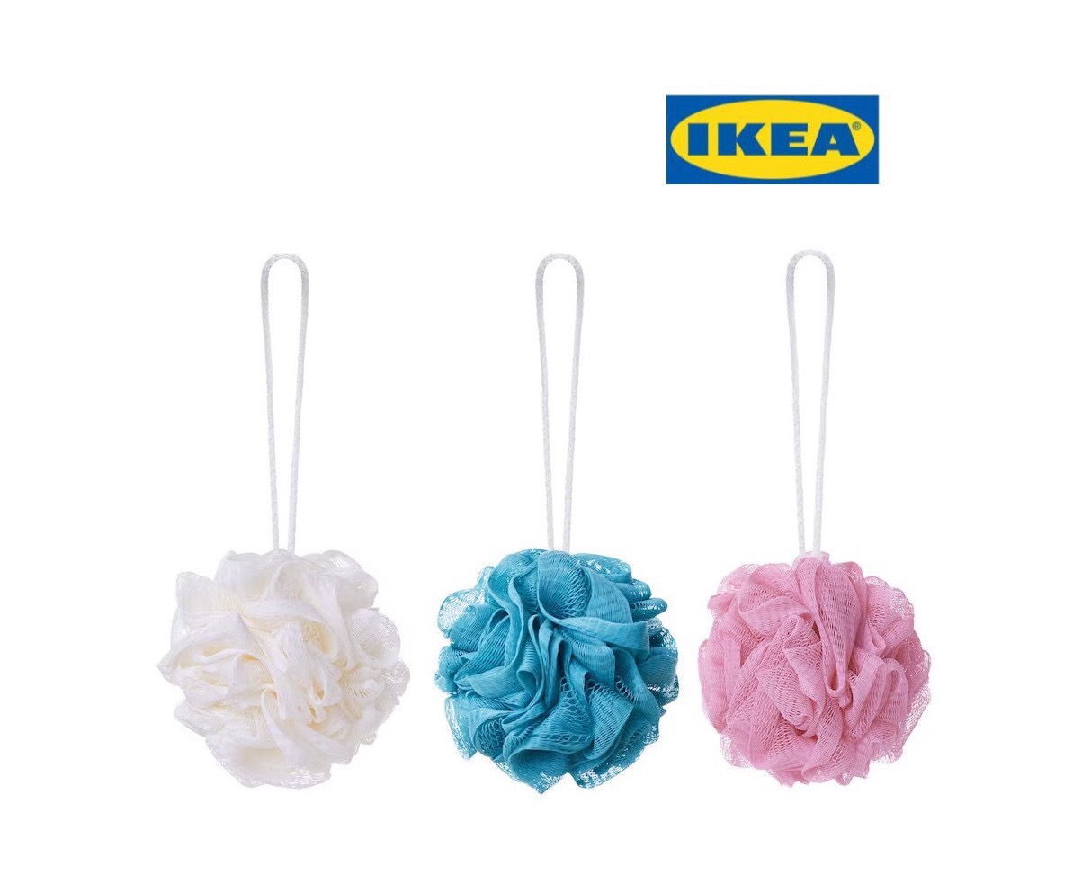 Sét 3 bông tắm có dây treo Ikea