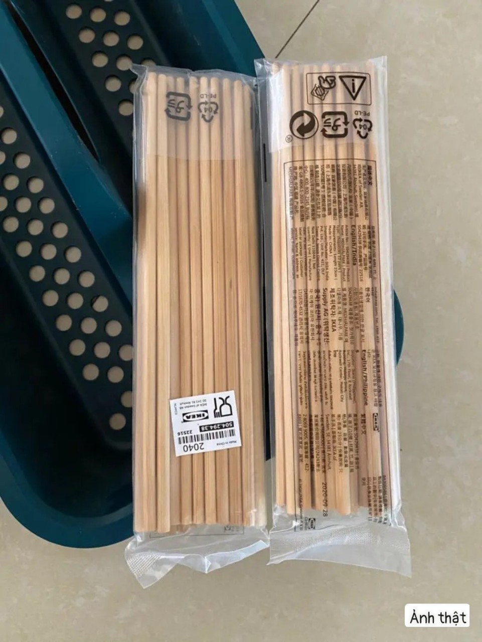 Combo 20 đôi đũa tre Ikea