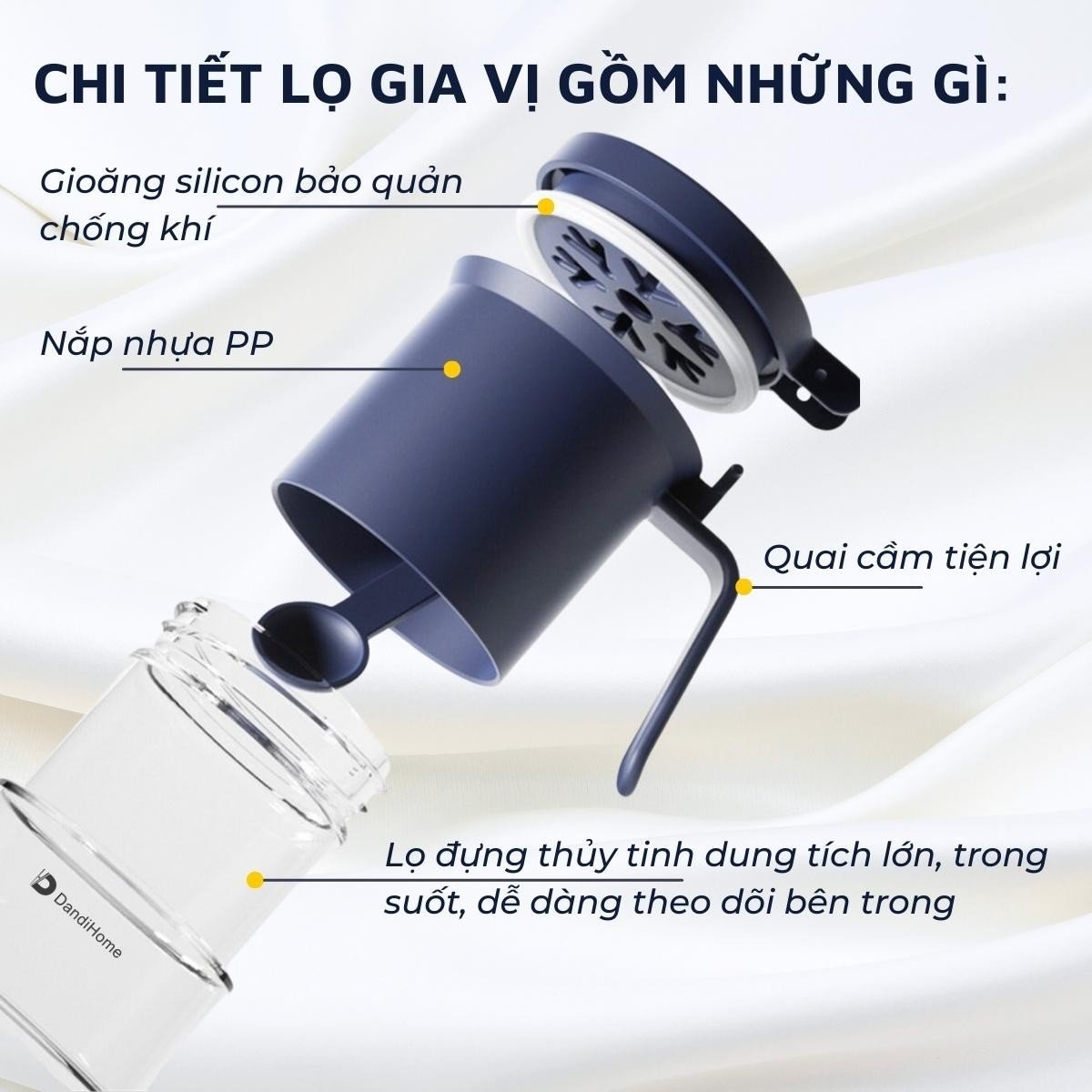 Lọ đựng gia vị cao cấp Siebel
