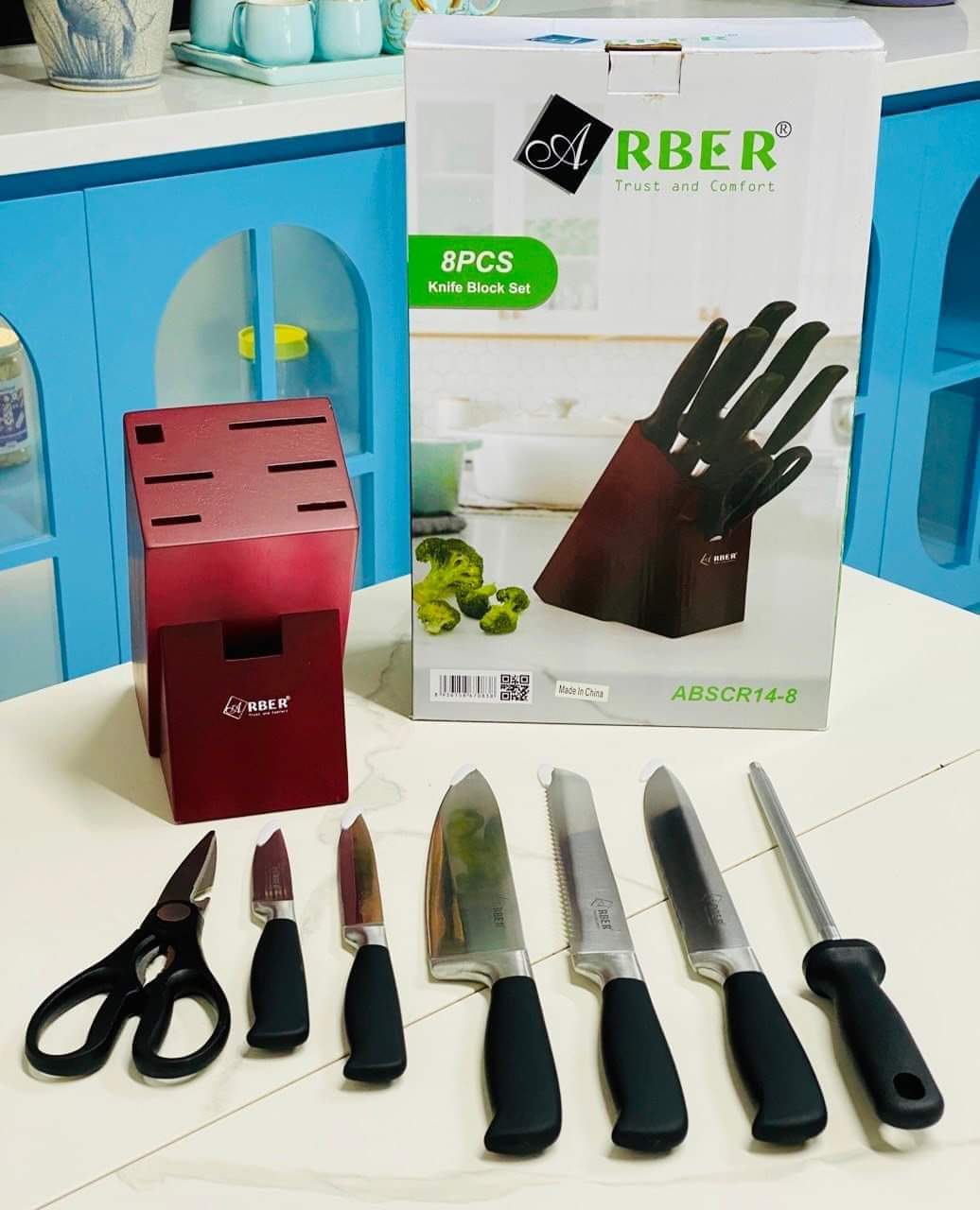 Bộ dao 8 món Arber ABSCR-8