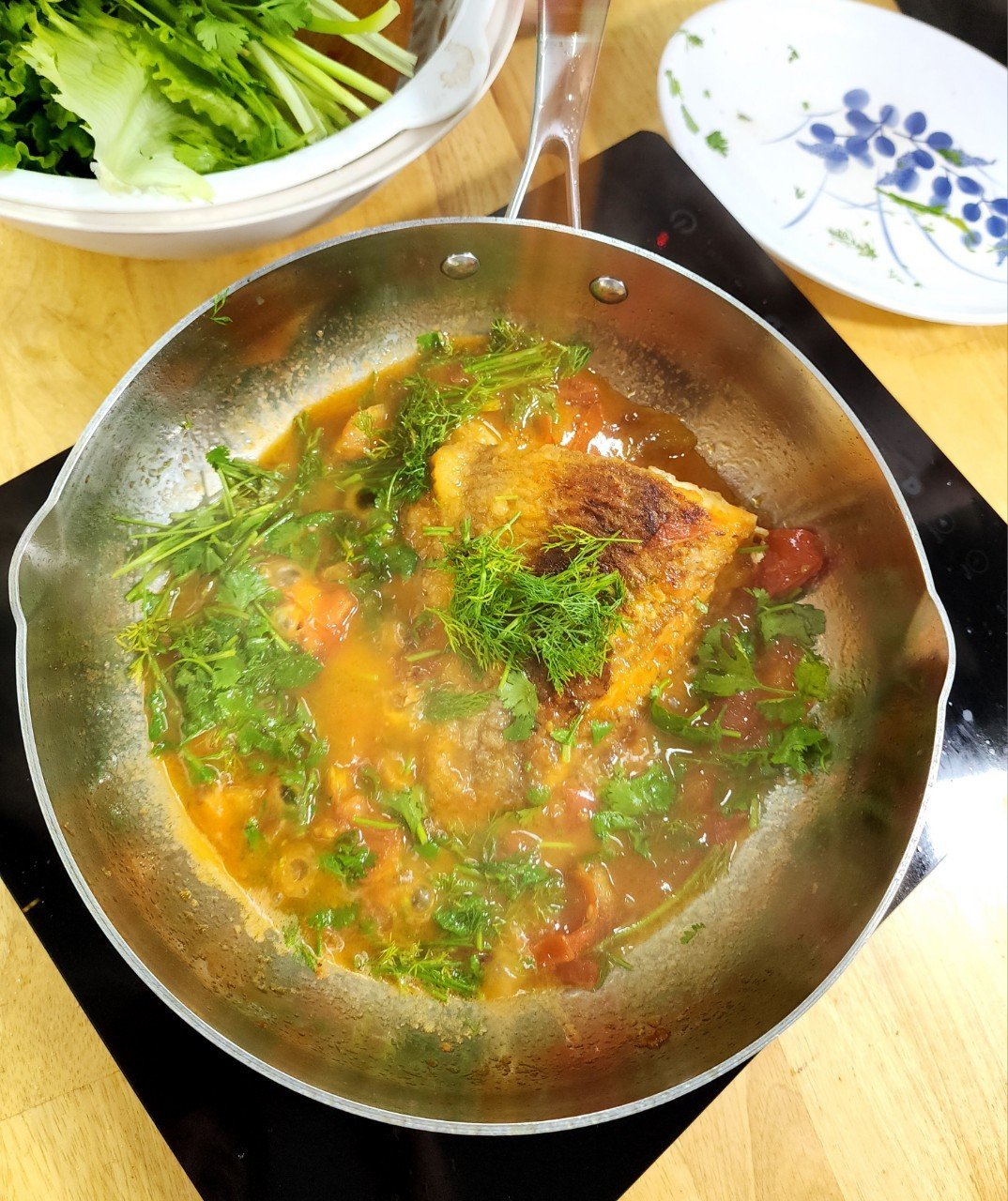 Chảo inox đúc liền khối có miệng rót Kalpen Zenger 20cm/24cm/26cm/28cm