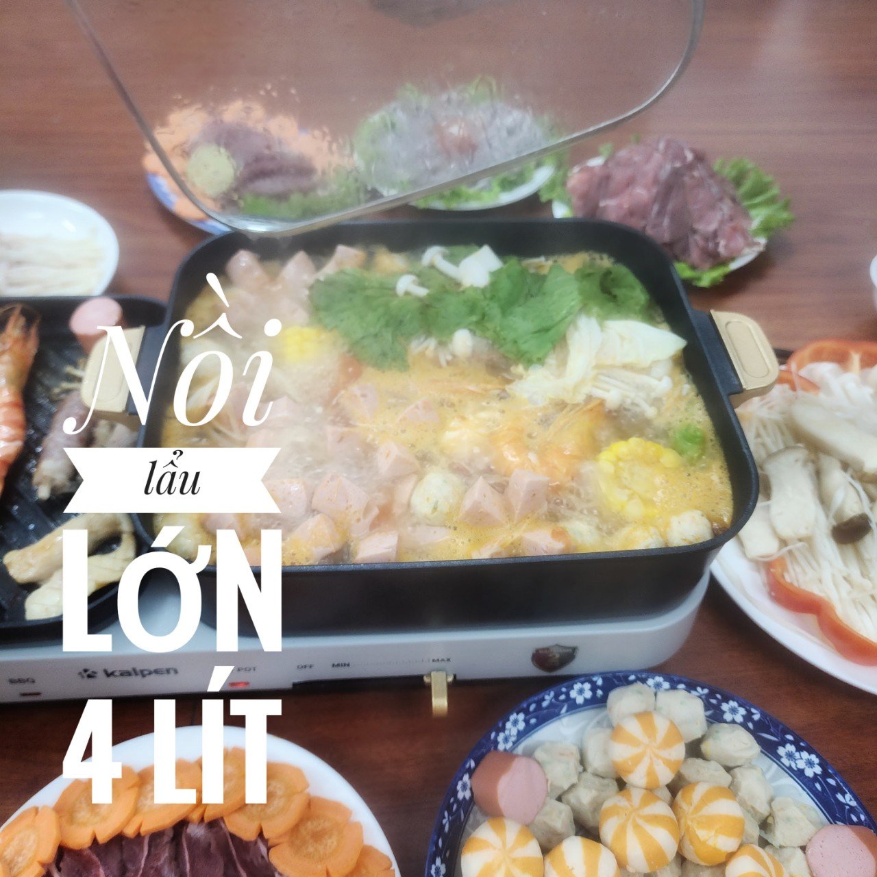 Bếp nướng lẩu đa năng Kalpen PP99 2200W