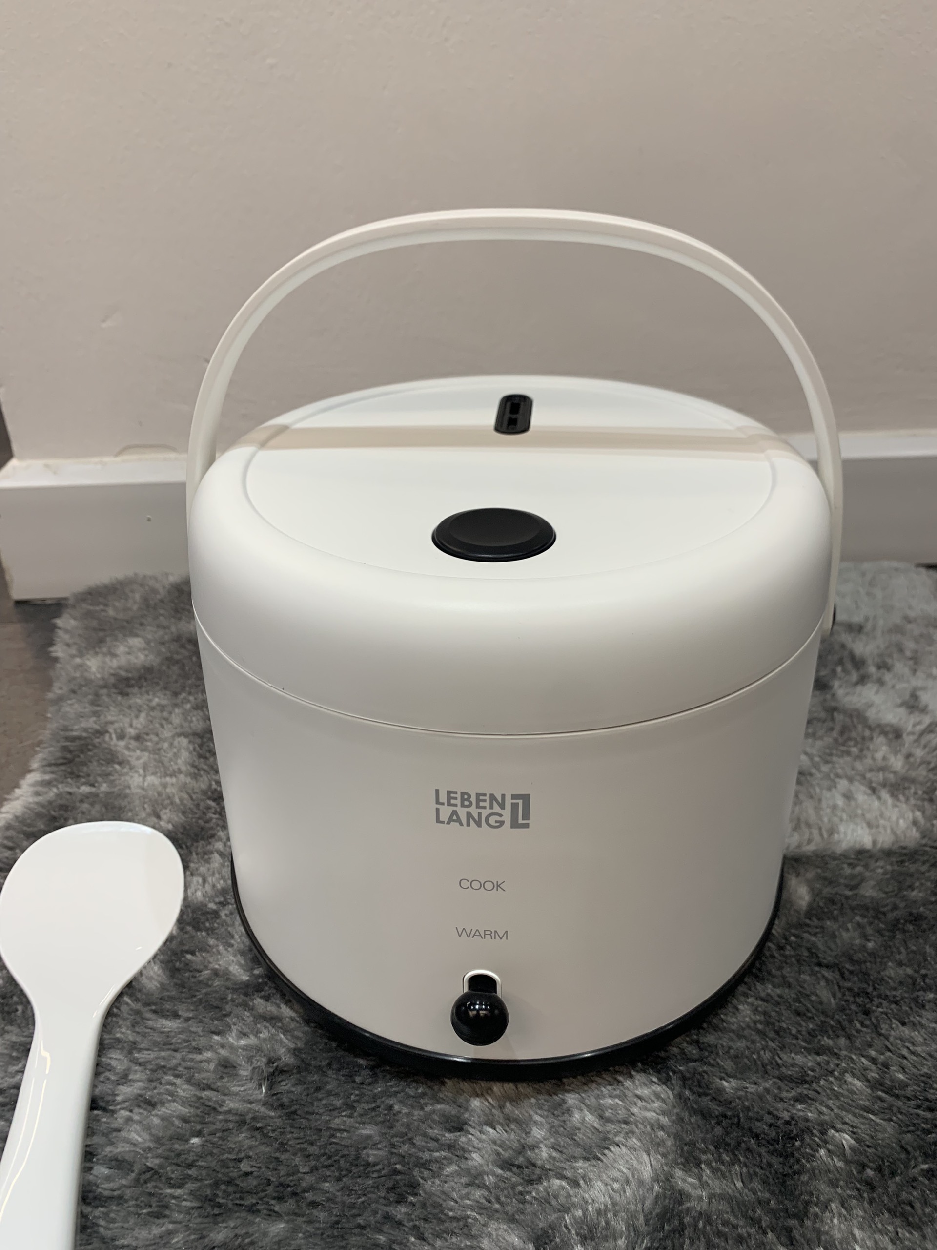 Nồi cơm Lebenlang 0.8L màu trắng