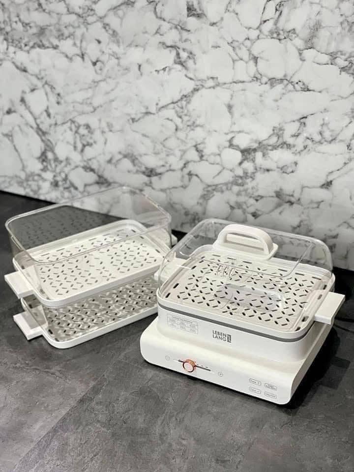 Nồi hấp điện 3 tầng Lebenlang LBEL5031
