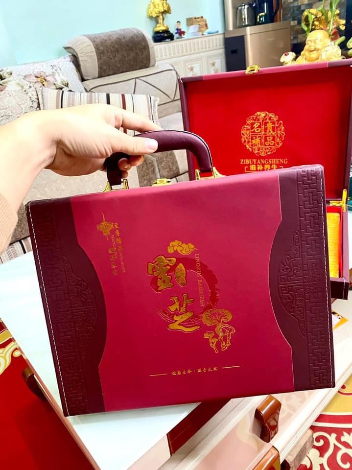 Nấm Linh Chi Núi Trường Bạch tỉnh Cát Lâm - Trung Quốc hộp 4 nấm