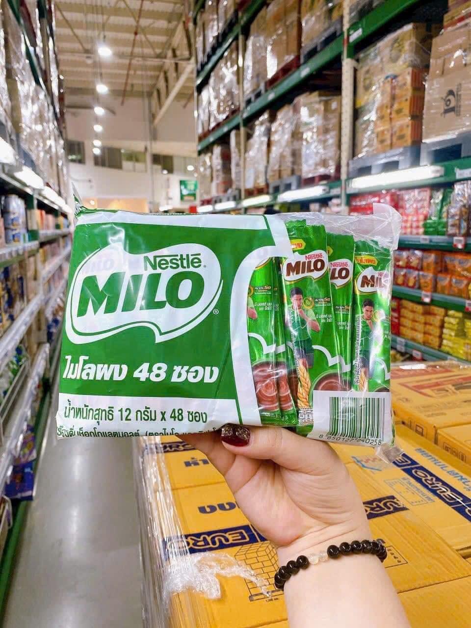 Milo bột Thái Lan bịch 48 gói