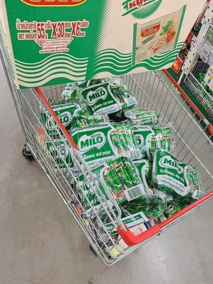 Milo bột Thái Lan bịch 48 gói