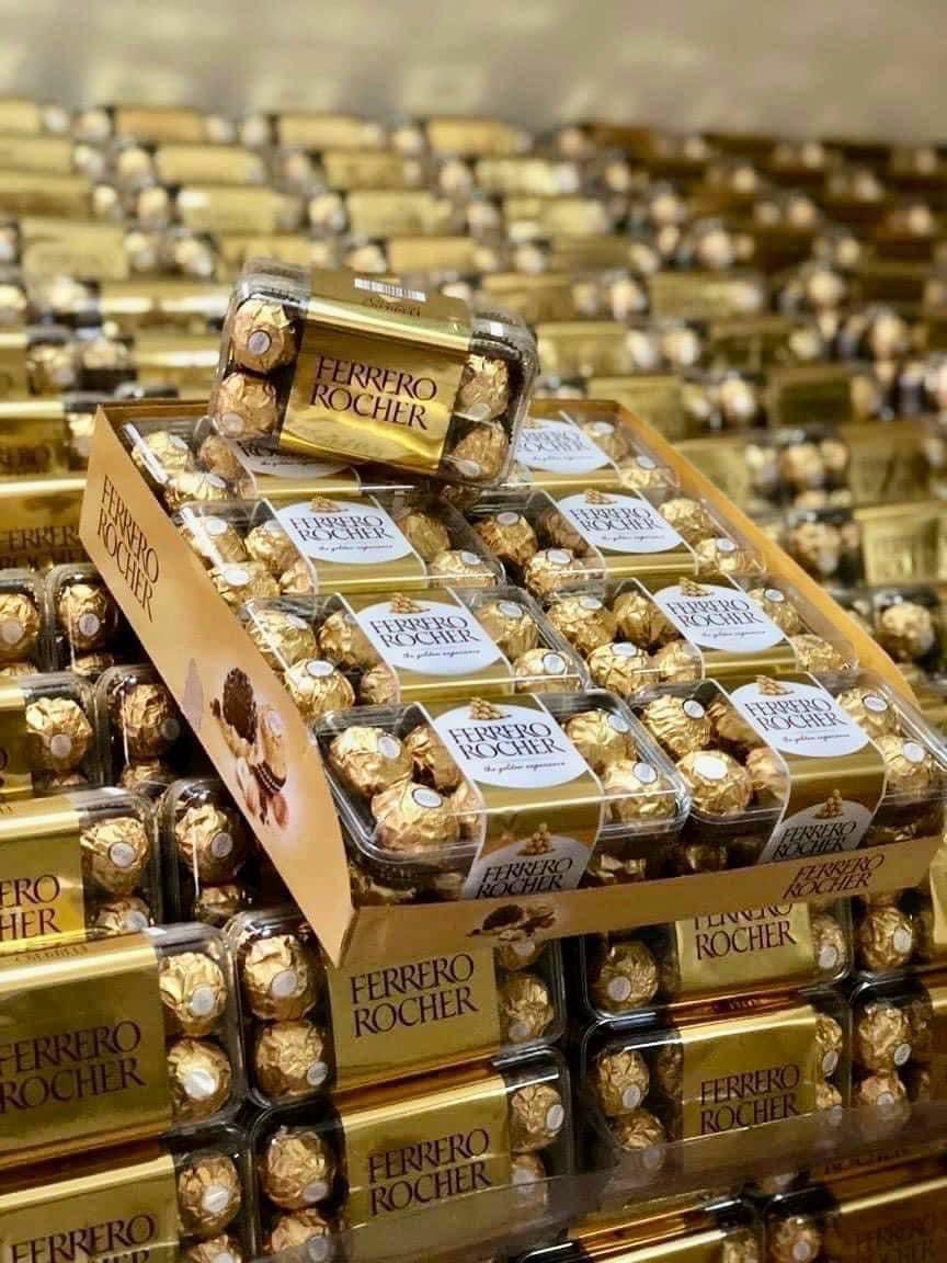 Kẹo Chocolate Ferrero Rocher Đức hộp 16 viên