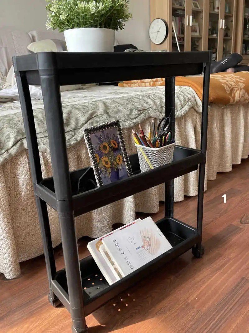 KỆ ĐỂ ĐỒ 3 TẦNG CÓ BÁNH XE ĐẨY VESKEN – HÀNG IKEA