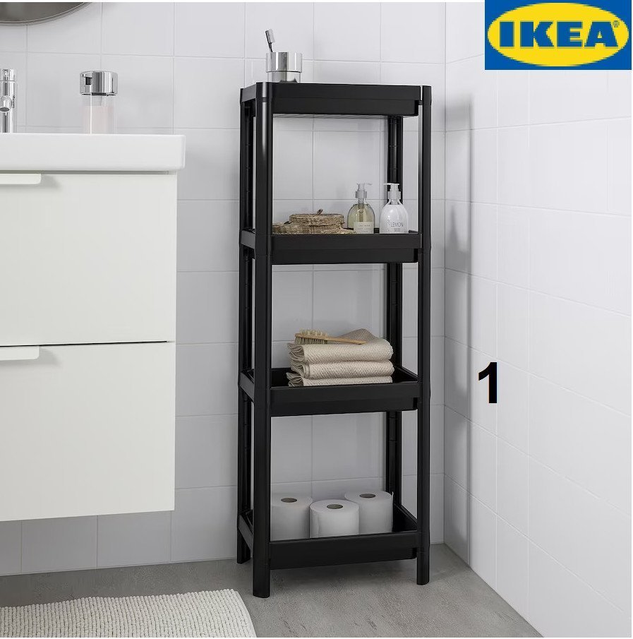 KỆ ĐỂ ĐỒ 3 TẦNG CÓ BÁNH XE ĐẨY VESKEN – HÀNG IKEA
