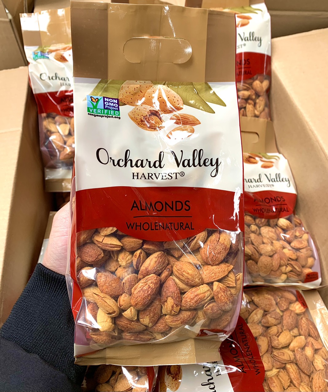 Hạt hạnh Nhân Rang Bơ Orchard Valley Mỹ túi 450gr
