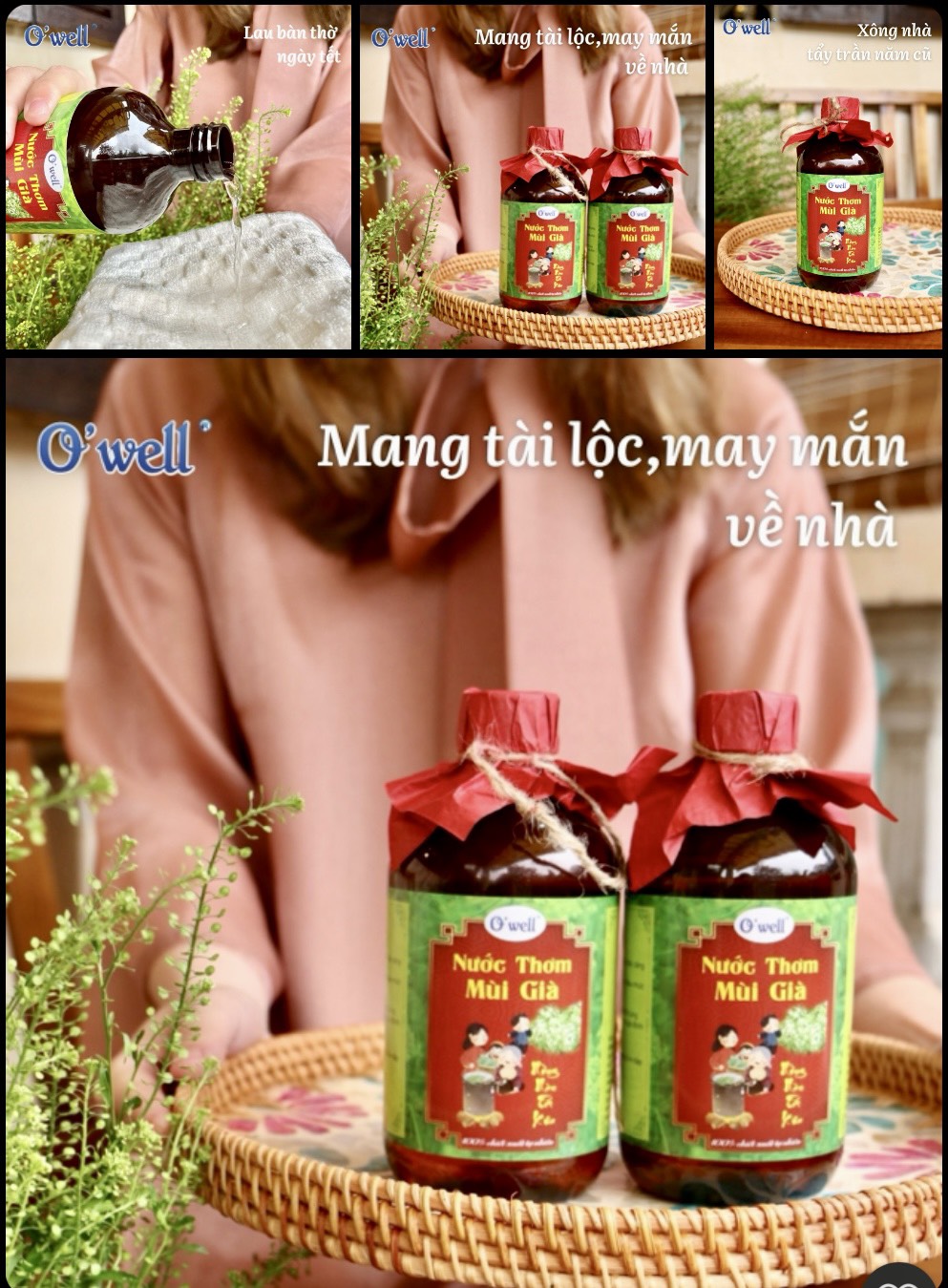 Nước thơm mùi già Owell