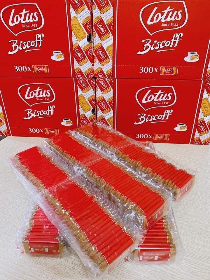 BÁNH QUY LOTUS BISCOFF hộp 300 cái