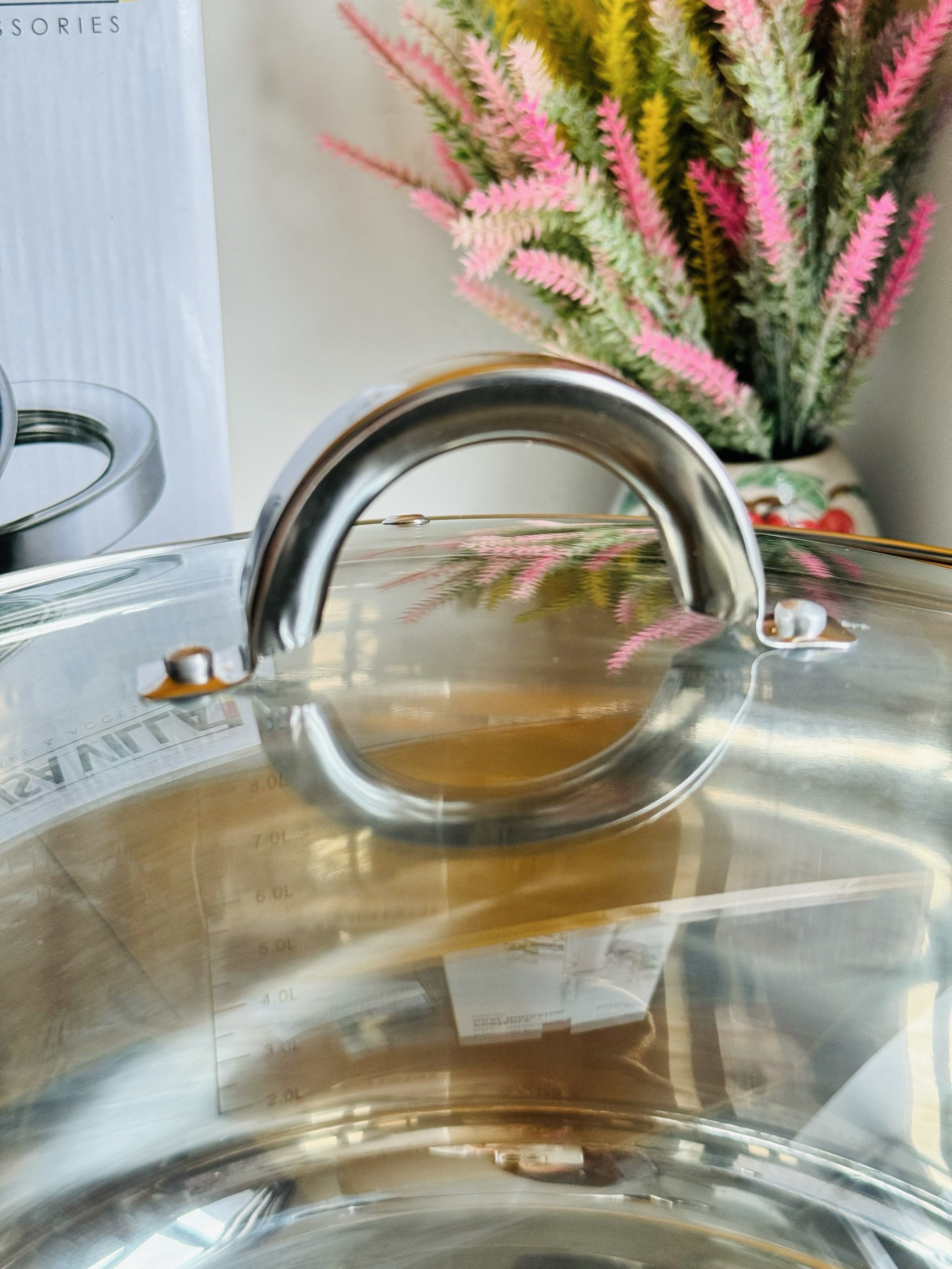 NỒI LUỘC GÀ INOX CAO CẤP 5 ĐÁY TỪ KAISA VILLA SIZE 30CM 11.8L KV-2249