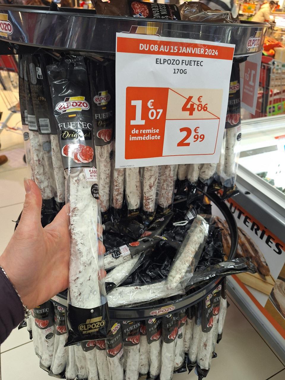 SALAMI ELPOZO FUETEC LOẠI ORIGINAL 170G