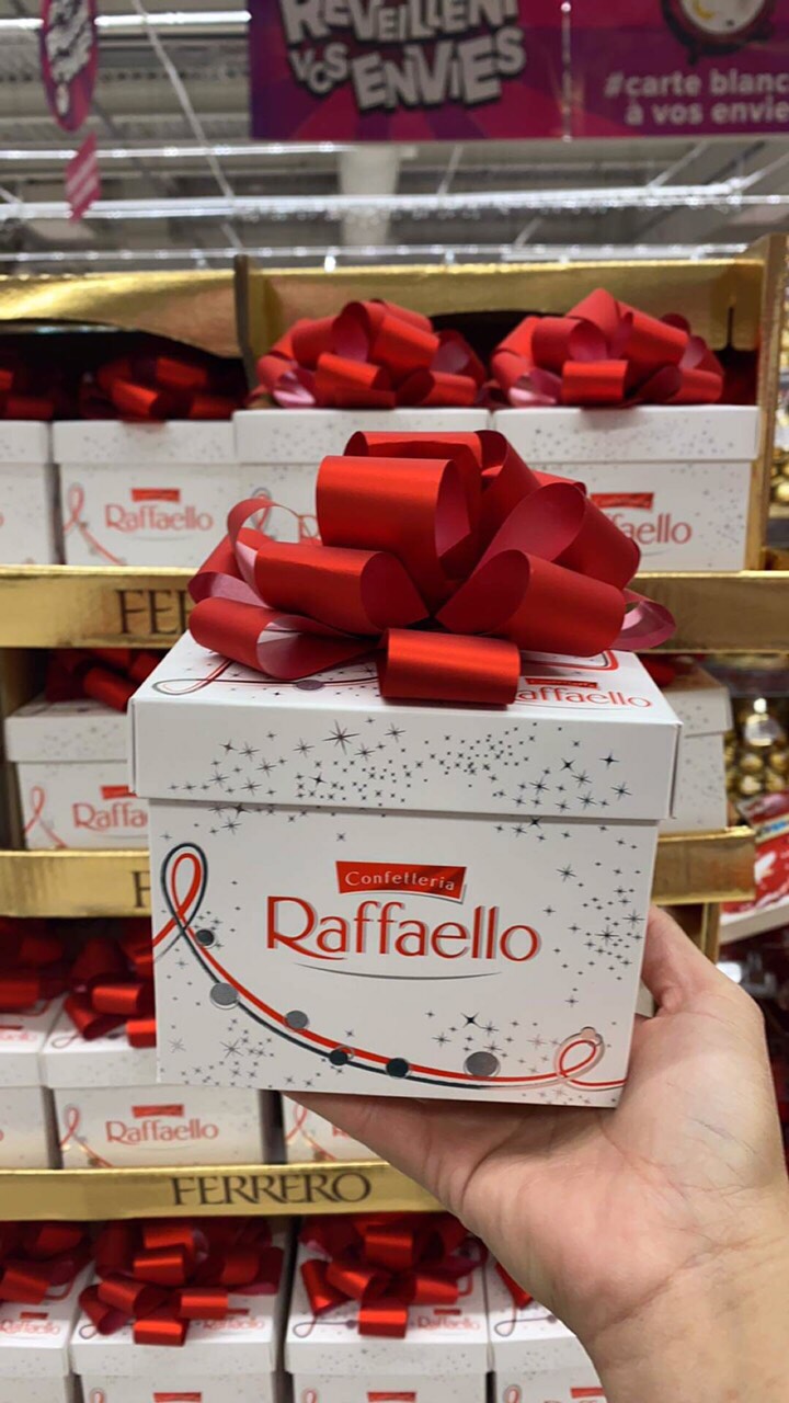 Socola dừa Raffaello hộp nơ 300gr