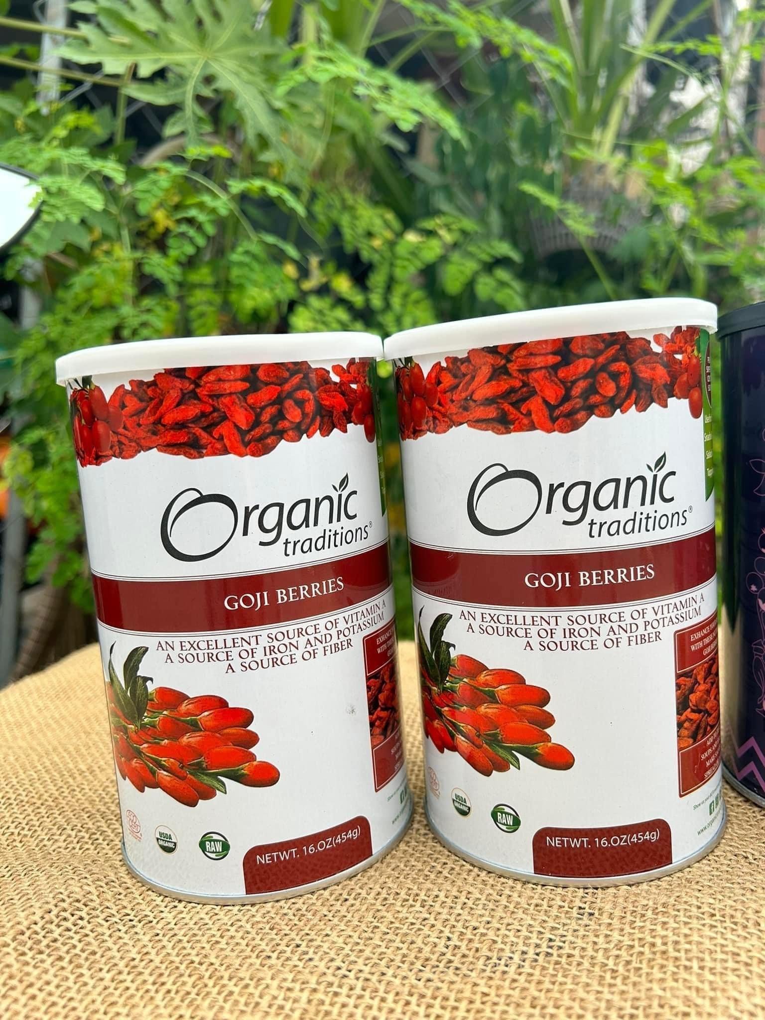 Kỷ tử đỏ Organic hộp 454gr