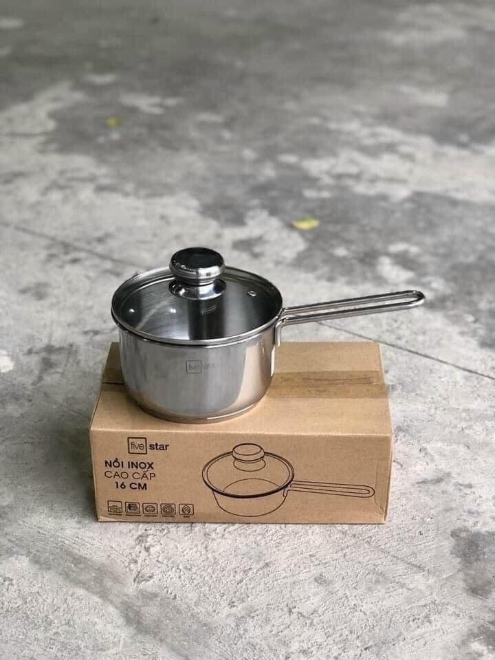 QUÁNH INOX CAO CẤP FIVESTAR 16cm