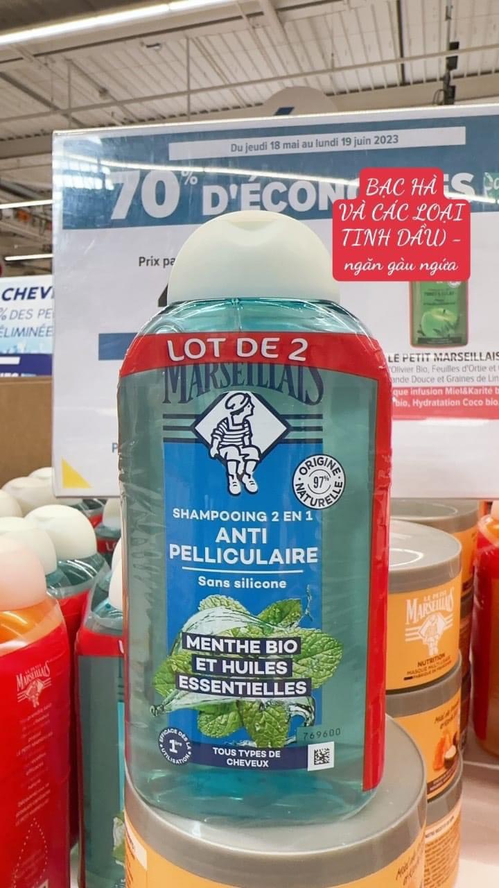 Dầu gội xả Le Petit Marseillais Pháp