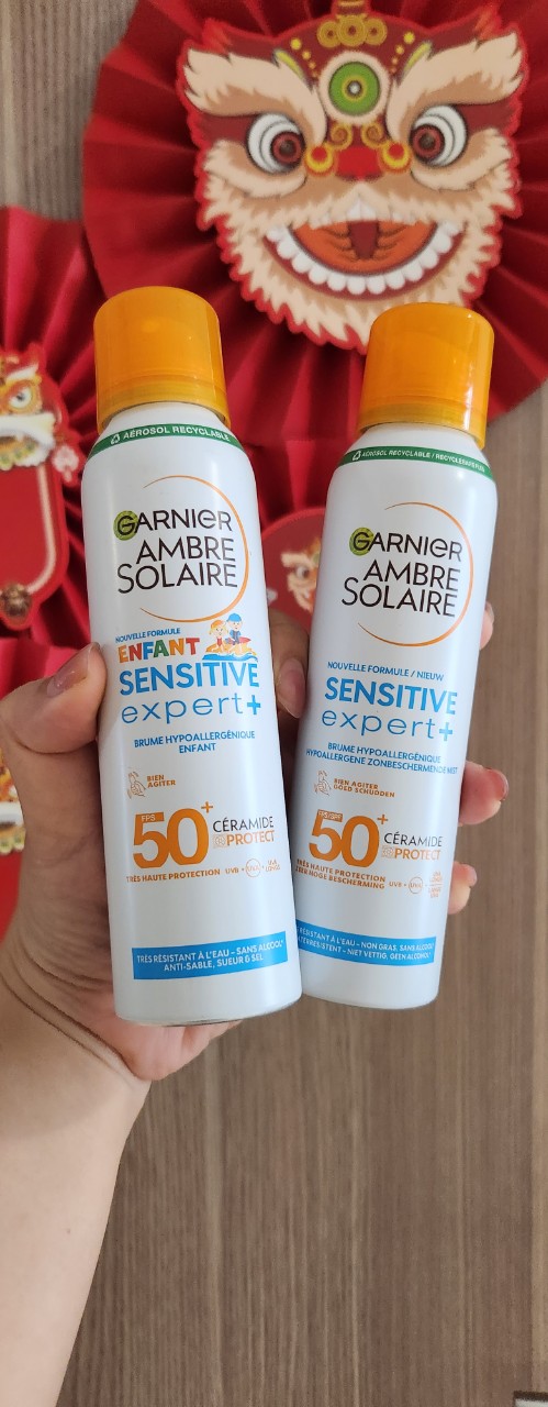 Xịt chống nắng Garnier Pháp 150ml