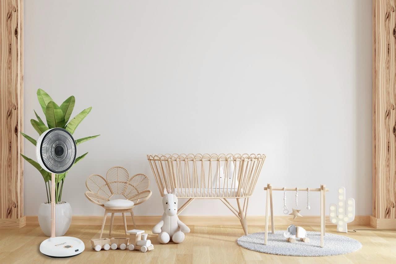 Quạt cây gấp gọn tích điện thông minh Elegant Germany