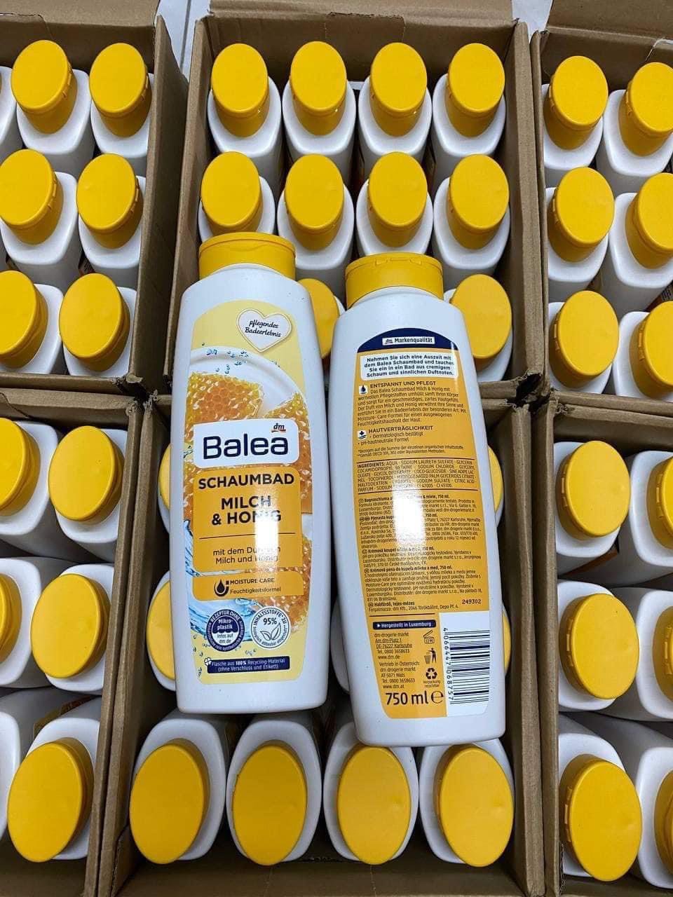 Sữa tắm Balea 750ml hương mật ong và sữa Đức