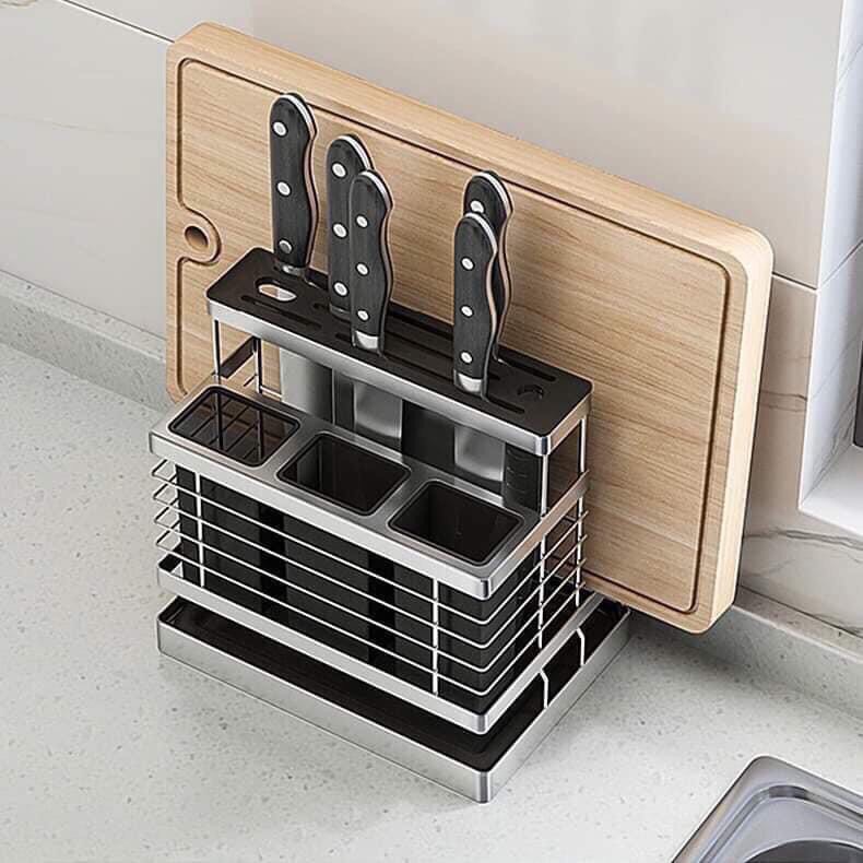 Kệ gài dao thớt GI-Home KT27 kích thước 23cm x 17cm x 24cm