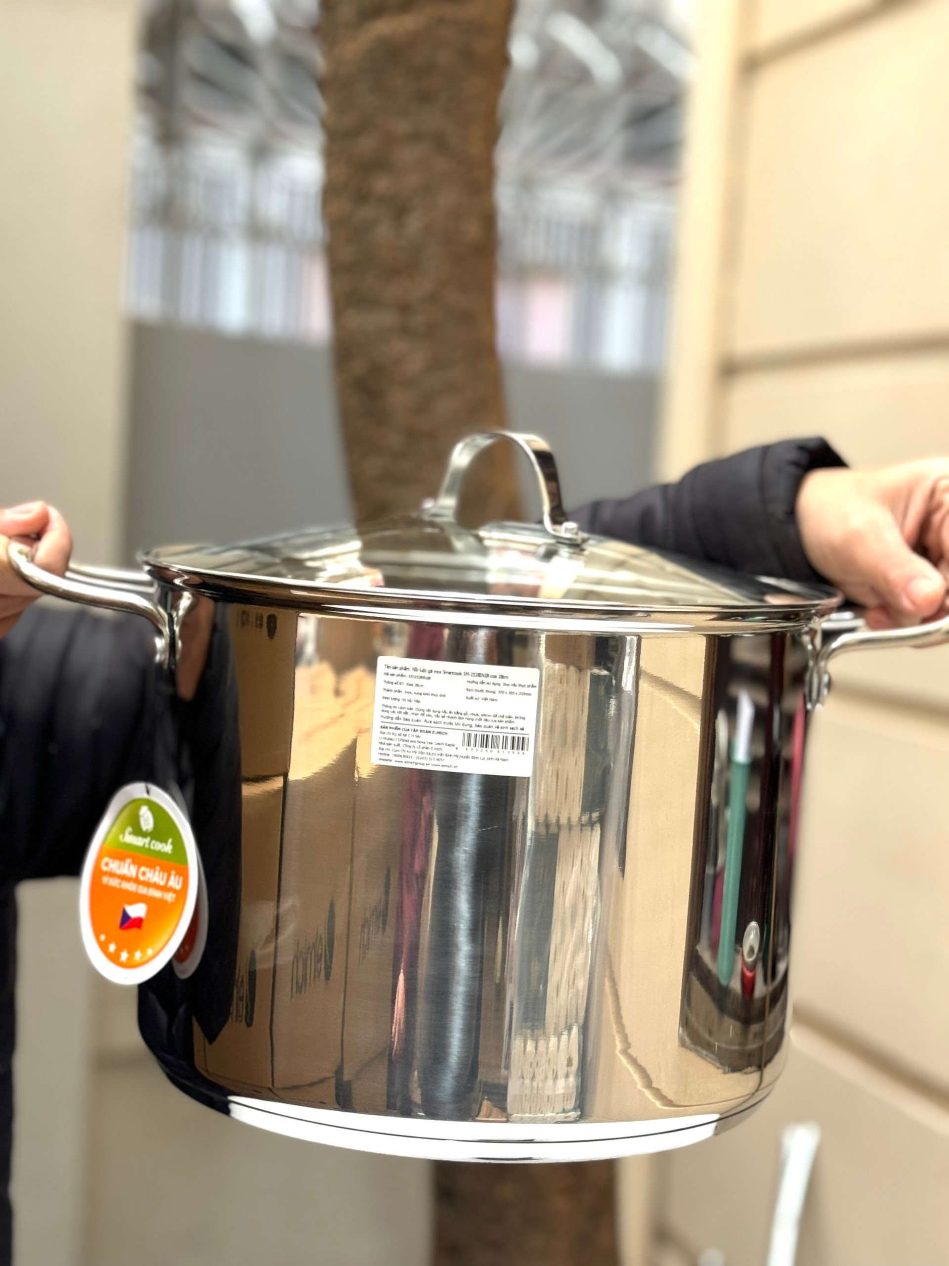 Nồi luộc gà inox Elmich Smartcook SM-2528OL28 size 28cm