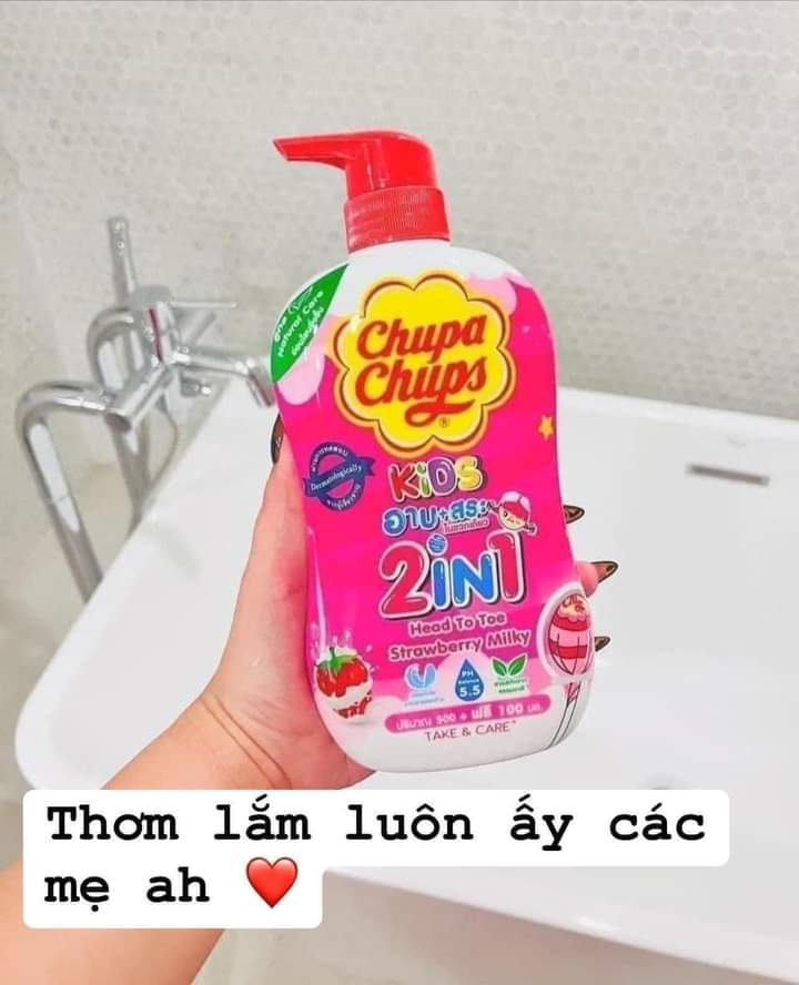 Sữa tắm gội Chupachups Thái Lan 500ml