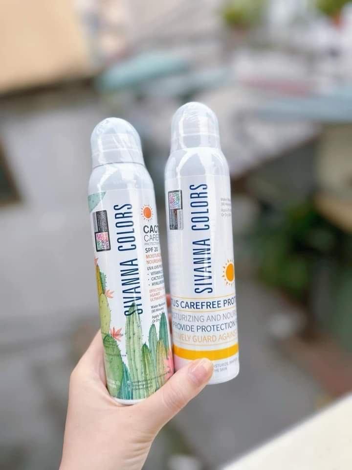 Xịt chống nắng SIVANNA Thái Lan