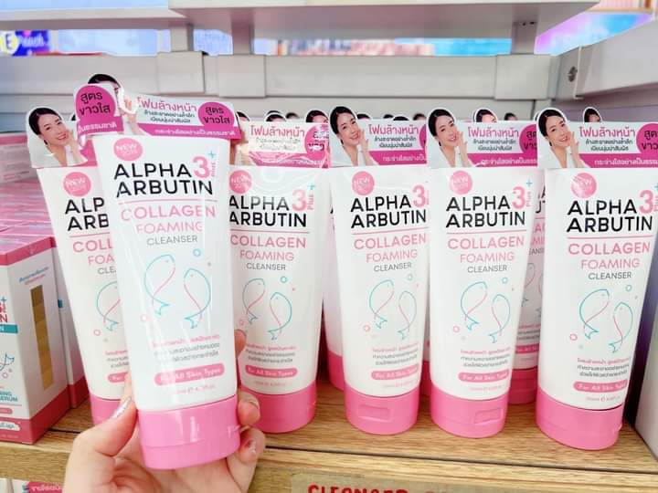 Sữa rửa mặt Alpha Arbutin+3 Thái Lan