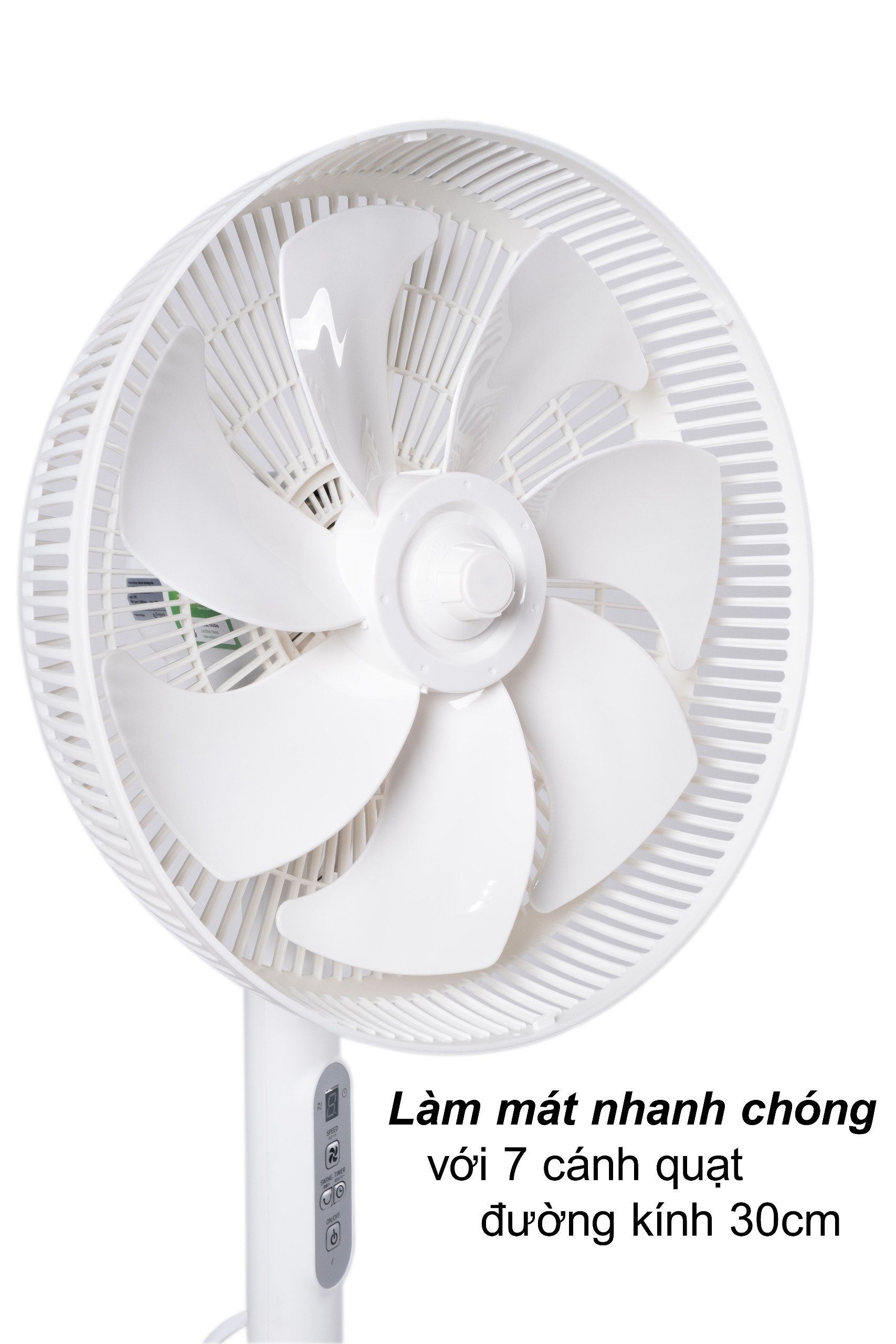 Quạt cây 7 cánh điều khiển từ xa Kaiyo Nhật Bản