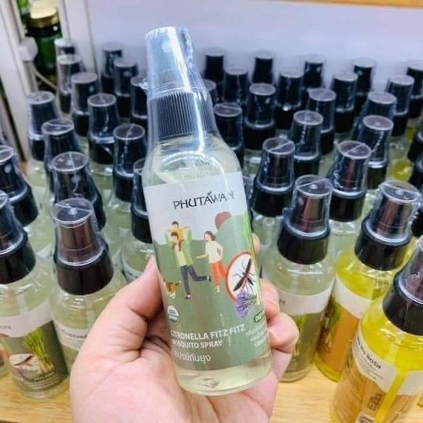 Tinh dầu xịt chống muỗi Phutawan Citronella Thái Lan