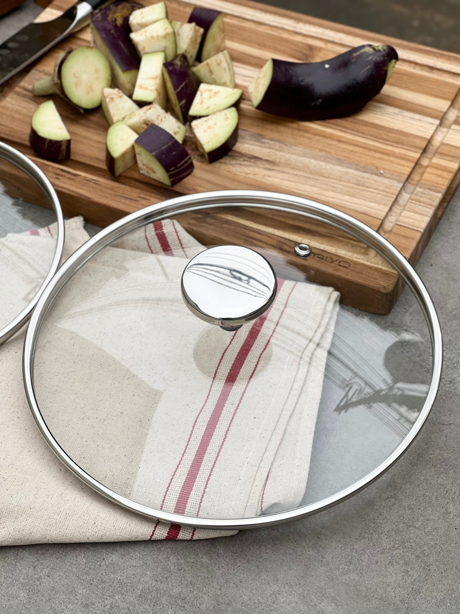 Chảo inox đúc nguyên khối sâu lòng Kaiyo Nhật Bản size 16-18-20-24-26