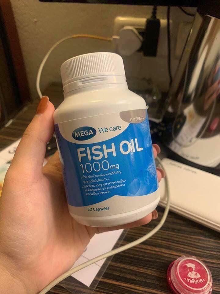 Viên dầu cá Mega Fish Oil 1000mg 30 viên Thái Lan