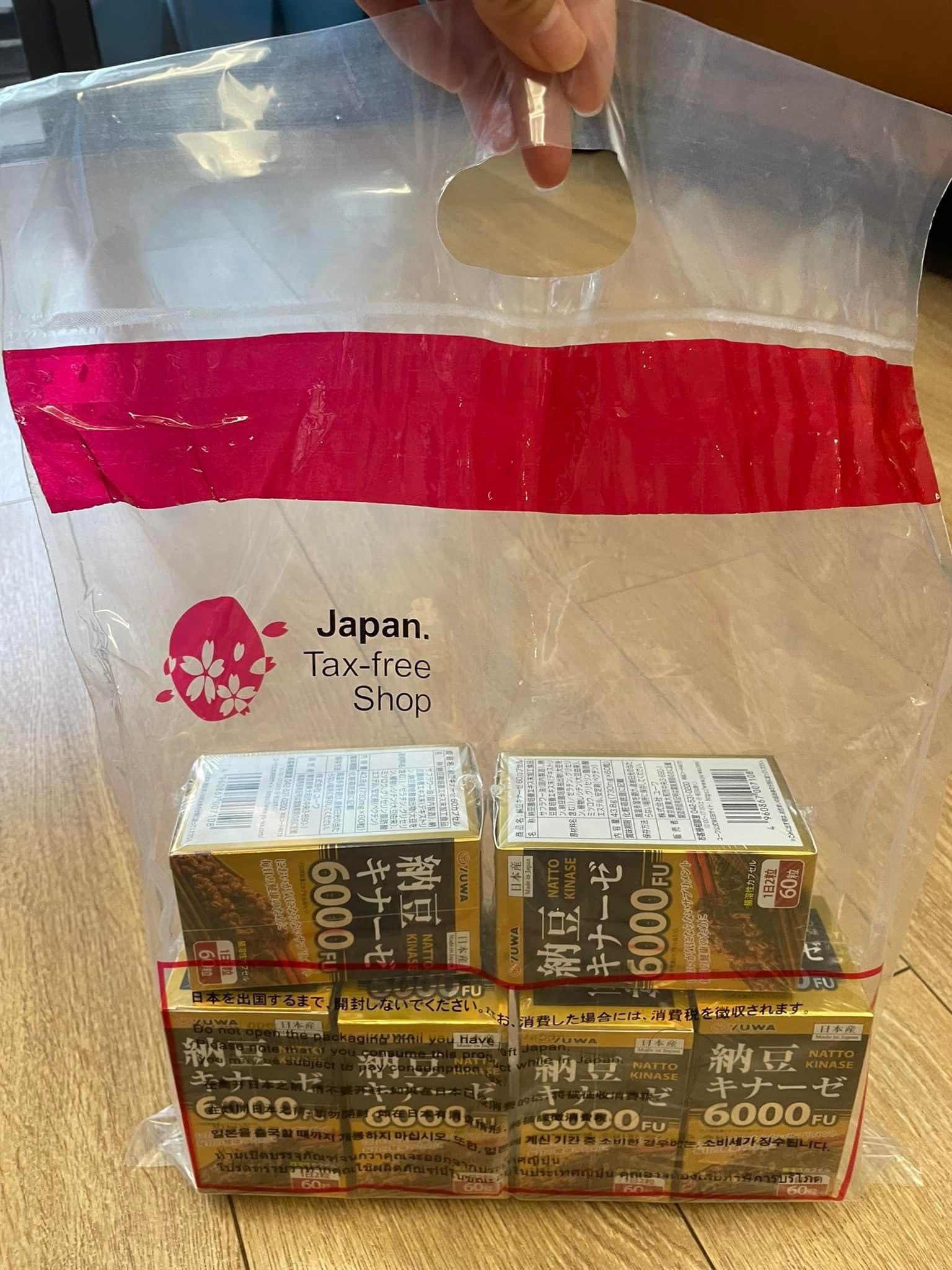 Viên uống hỗ trợ phòng chống đột quỵ Yuwa Natto Kinase 6000FU 60 viên Nhật Bản