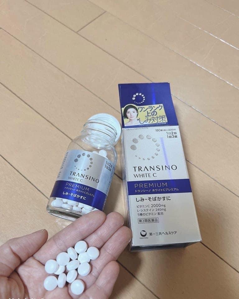Viên uống transino whiteC premium 180v Nhật Bản