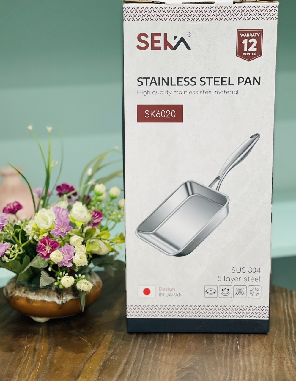 Chảo inox chống dính SEKA SK6020 (GDV)