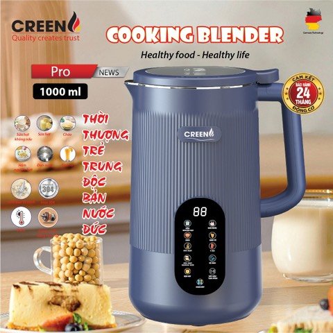 Máy làm sữa hạt CREEN 1000ml  CR-1000