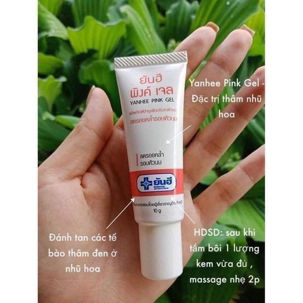 Kem làm hồng nhũ hoa Yanhee Pink Gel Thái Lan