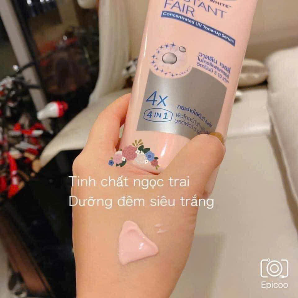 Sữa dưỡng thể vaseline Body Tone-up 4X siêu trắng nâng tone Thái Lan 320ml