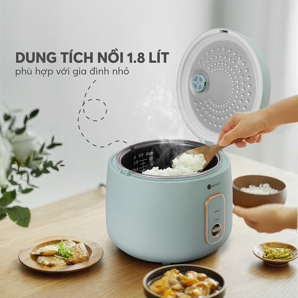 NỒI CƠM ĐIỆN ELMICH 1.8L RCE-9127