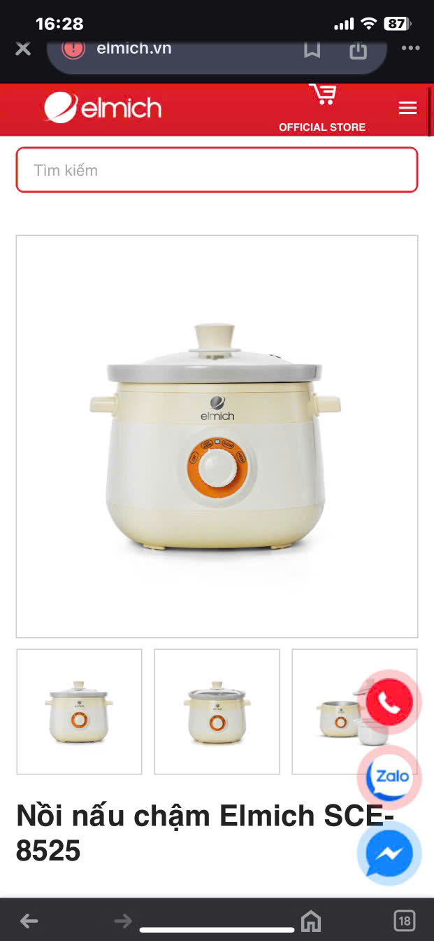 Nồi nấu chậm Elmich 2L SCE-8525