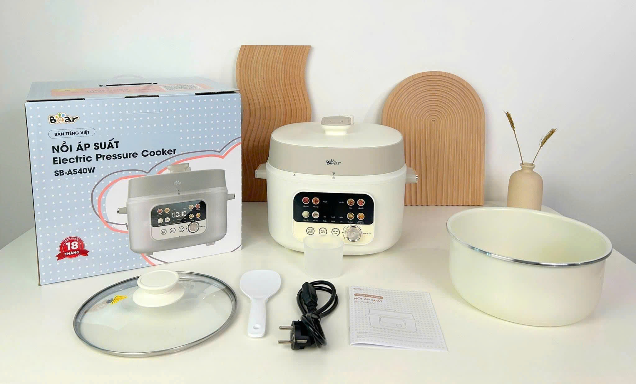 NỒI ÁP SUẤT 4L SB-AS40W