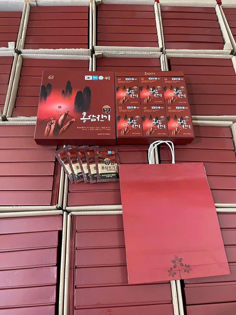 Nước hồng sâm núi CHINKI NONGHYUP Chiết xuất hồng sâm núi Hàn Quốc 6 năm tuổi