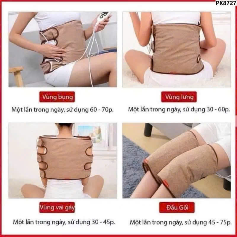 Chườm gối ngải cứu và thảo dược giảm đau hiệu quả hàng công ty