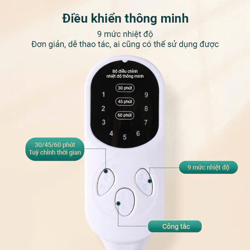 Đai chườm nóng cổ vai gáy ngải cứu nội địa Trung hàng chuẩn